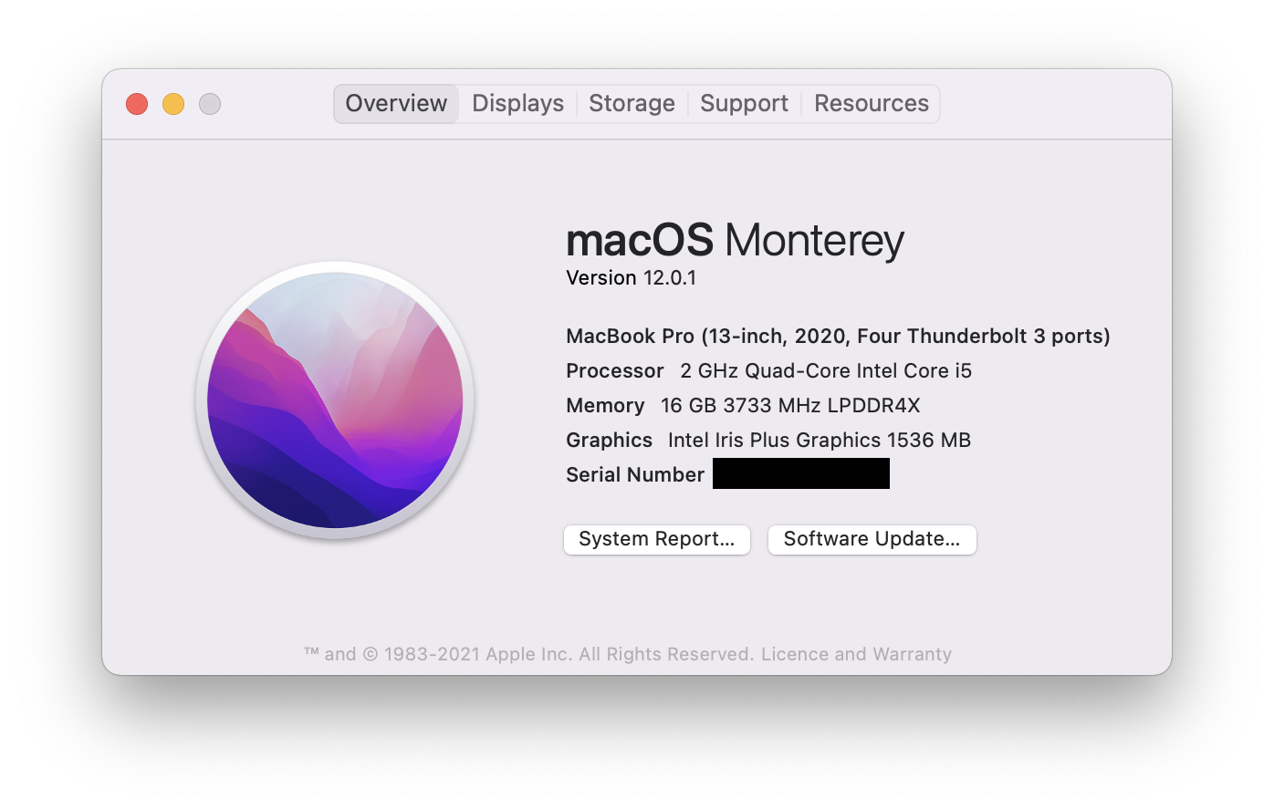 "About this mac"